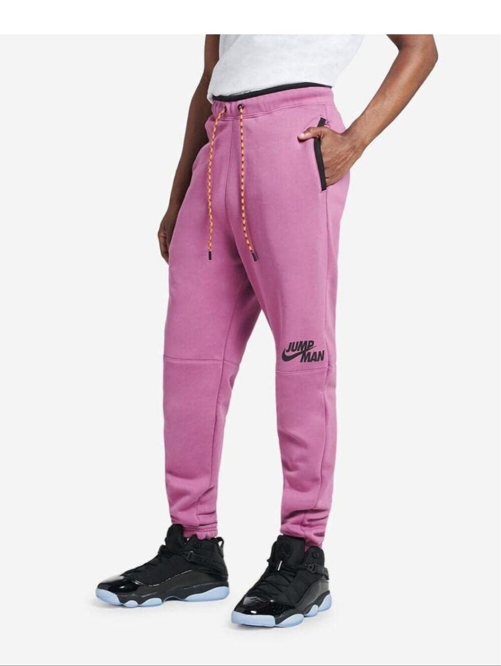 Nike Air Jordan Joggers Sweatpants Large Purple Jumpman